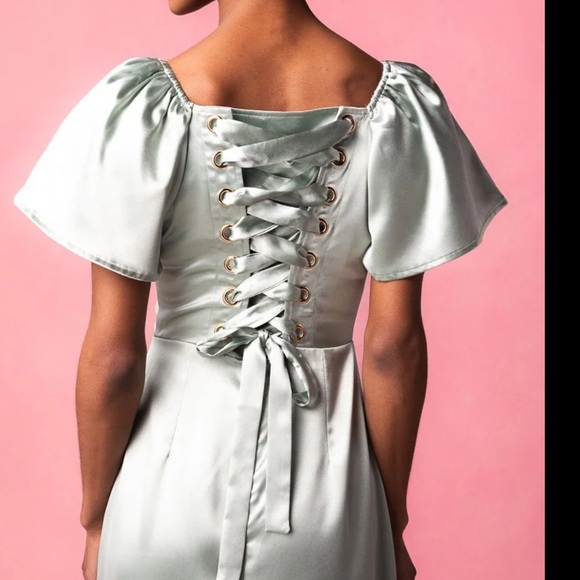 Ivy City Co Silver Maxi Dress - Picture 2 of 7